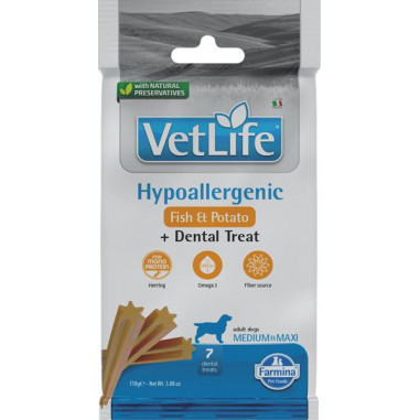 Pamlsok Farmina Vet Life Dog Hypo Fish Potato...