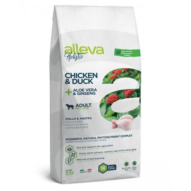 Alleva HOLISTIC dog adult maxi chicken & duck...