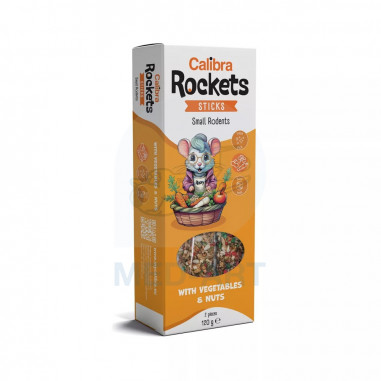 CALIBRA ROCKETS ST. SM.ROD. RICH VEG&NUTS 120G