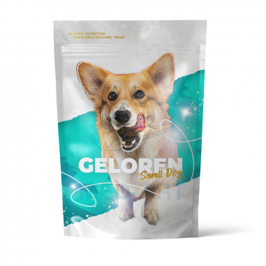 Geloren DOG S–M žuvacie želatínové tablety, 180...