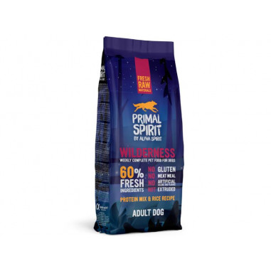 Primal Spirit Dog 60% Wilderness 12kg