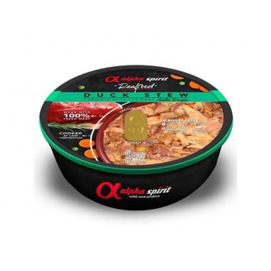 Alpha Spirit Dog Realfood - Kačací guláš 280g