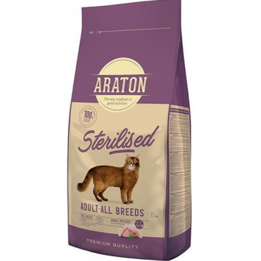 ARATON cat adult sterilised 15 kg