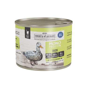 Country of Animals cat Monoprotein Duck 200 g