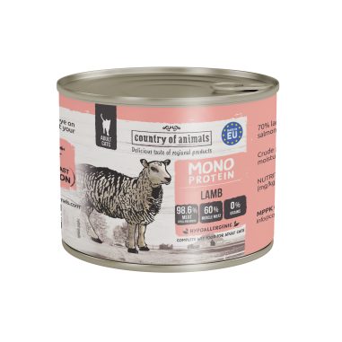 Country of Animals cat Monoprotein Lamb 200 g