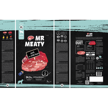 Mr. Meaty Pork With Wild Boar 9 kg