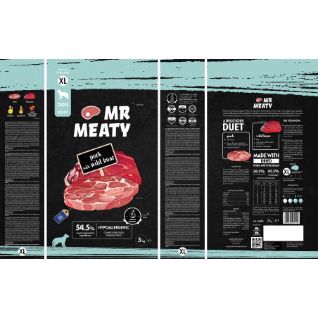 Mr. Meaty Pork With Wild Boar 9 kg