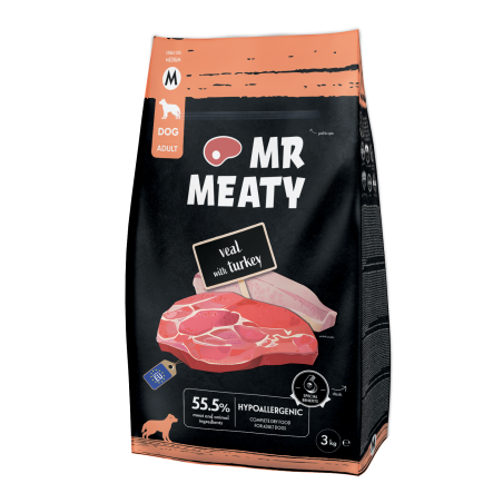 Mr. Meaty Veal With Turkey 3 kg