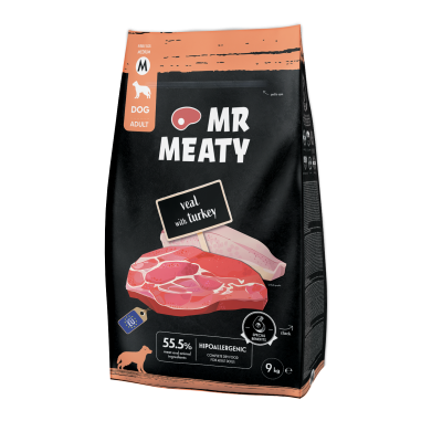 Mr. Meaty Veal With Turkey 9 kg