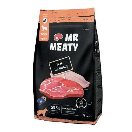 Mr. Meaty Veal With Turkey 9 kg