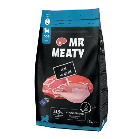 Mr. Meaty Veal With Quail 3 kg