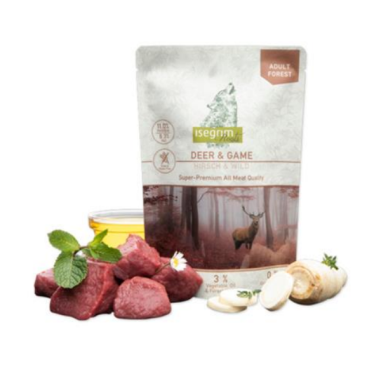 ISEGRIM dog Adult Isegrim Roots, Deer & Game bal. 7 x 410 g kapsičky