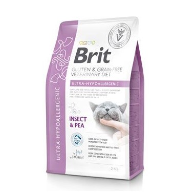 Brit Veterinary Diets GF cat Ultra-hypoallergenic 2 kg