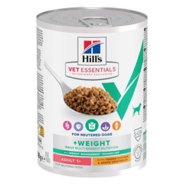 HILLS VE Canine Multi benefit Adult Weight Chicken konzerva 363 g