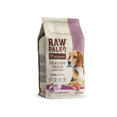 VetExpert Raw Paleo adult Healthy Grain Lamb & Barley 2 kg
