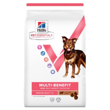 HILLS VE Canine Multi Benefit Adult Medium Lamb& Rice 10 kg
