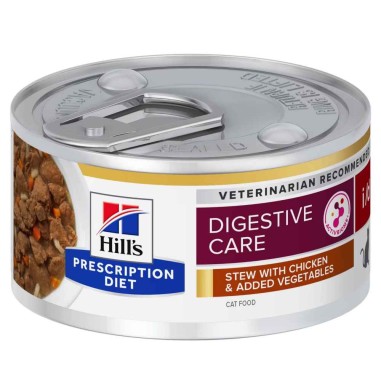 HILLS Prescription Diet Feline Stew i/d  with Chicken & Vegetables konzerva NEW 82 g