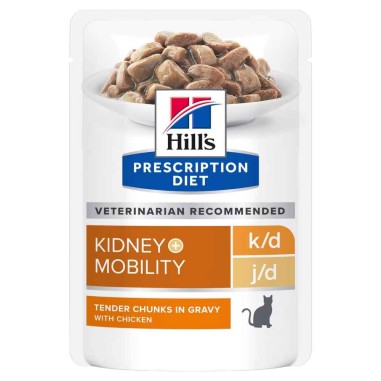 HILLS Prescription Diet Feline k/d + Mobility KAPSIČKA 12x85 g