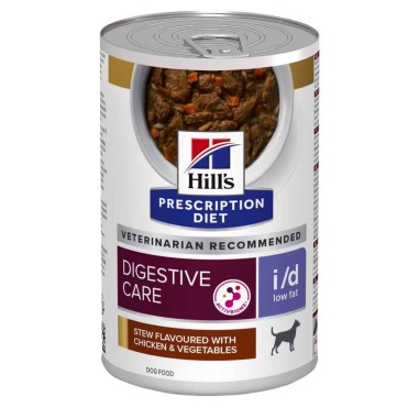 HILLS Prescription Diet Canine Stew i/d Low Fat with Chicken & Vegetables konzerva 354 g