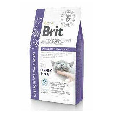 Brit Veterinary Diets GF cat Gastrointestinal -Low fat 2 kg