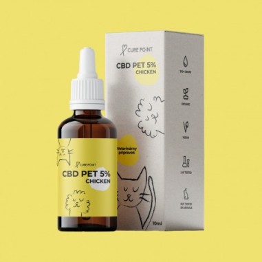 Cure Point CBD PET 5% Olej CHICKEN 10 ml