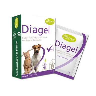 Mervue Diagel pre psy a mačky 4 x 10 g