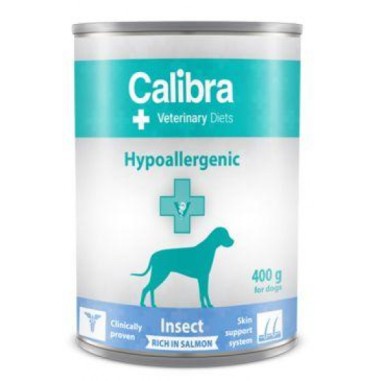 Calibra VD Dog konzerva Hypoallergenic Insect&Salmon  400g