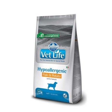 Farmina Vet Life dog Hypoallergenic fish & potato 12 kg