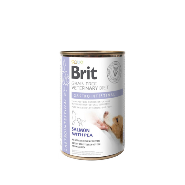 Brit Veterinary Diets GF dog Gastrointestinal 400 g konzerva