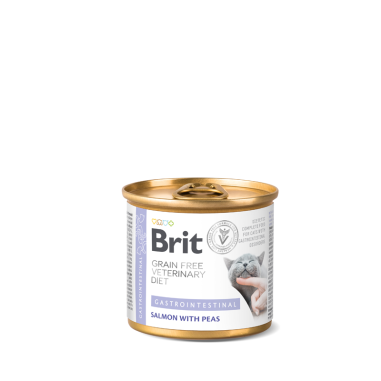 Brit Veterinary Diets GF cat Gastrointestinal 200 g konzerva
