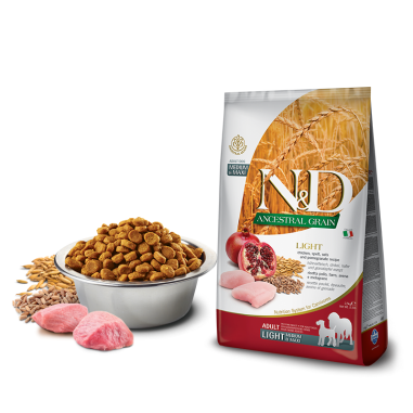 Farmina N&D dog AG adult medium & maxi, chicken, spelt, oats & pomegranate 12 kg