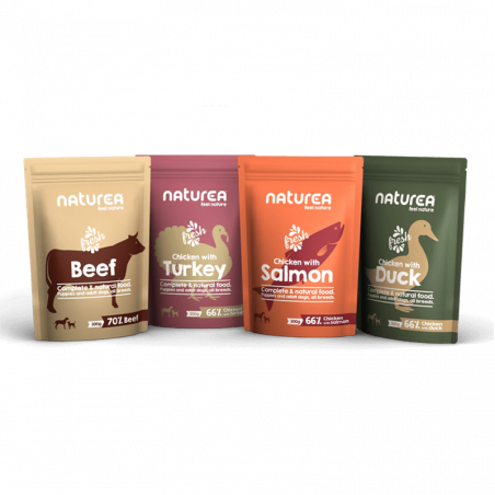 Mokré krmivo pre psov Naturea Chicken with Turkey 300g